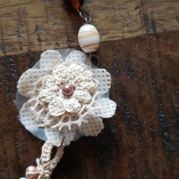 Handmade unique necklace 20 inch - Picture 2 of 6